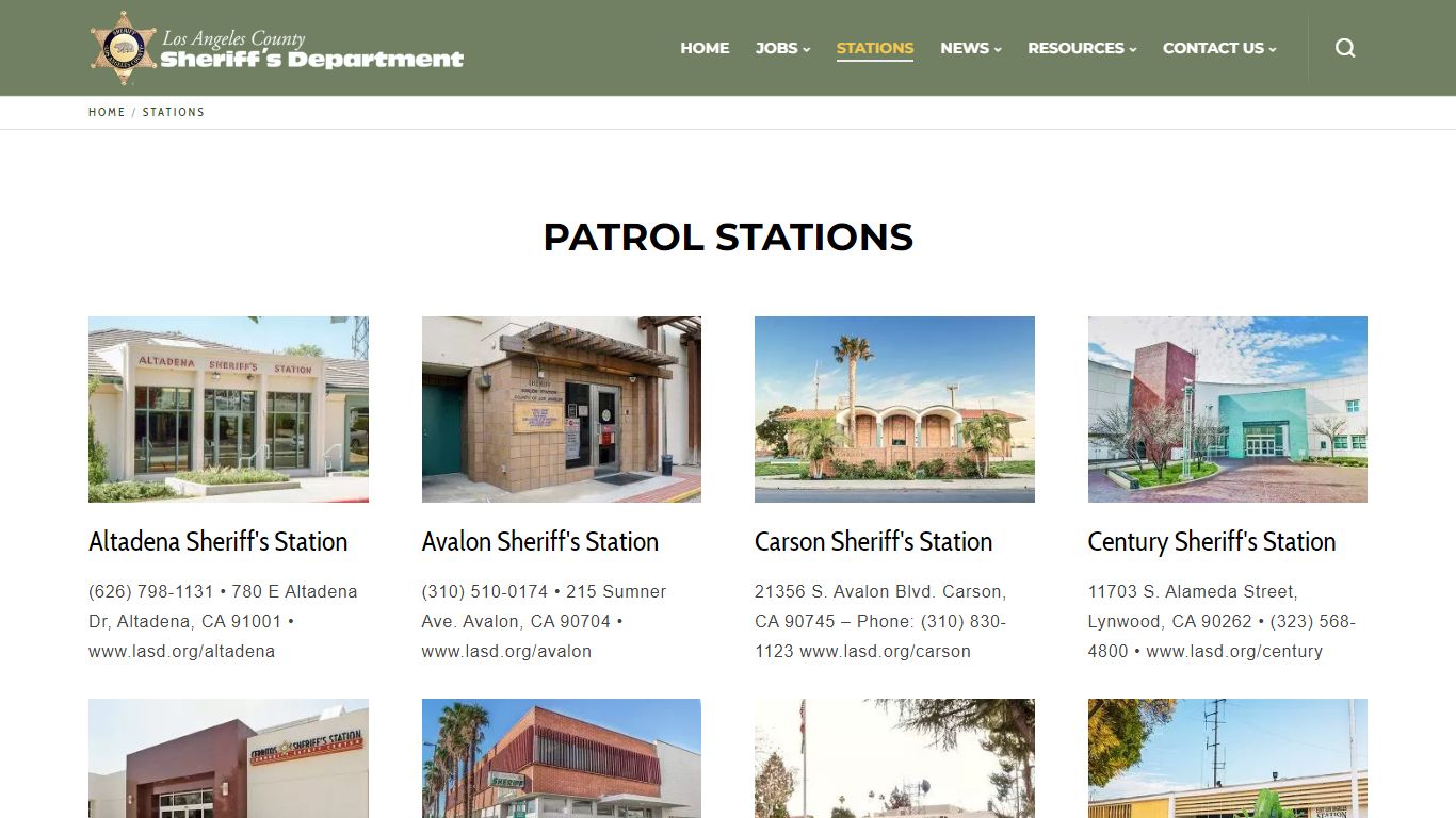 Stations | Los Angeles County Sheriff's Department